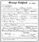 Marridge for Russel G Tresness and Florence Capoeman