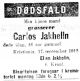 Dødsannonse Carlos Jakhelln
