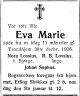 Dødsannonse Eva Marie Lossius