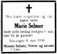 Dødsannonse Anne Marie Sophie Selmer