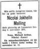 Dødsannonse Nicolai Jakhelln Malling Dødsannonse Nicolai Jakhelln Malling