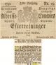 Dødsmelding for Sigismund Christian Selmer