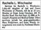 Rachelle L. Winchester Rachelle L. Winchester