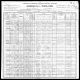 1900 års federala folkräkning i USA för Henry Dean, Wisconsin, Waupaca, Iola, District 0127.