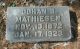 Gravstein Johan Berger Mathiesen